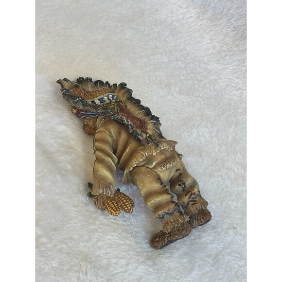 Boyds Bears and Friends Resin Native American Indian Chief Sitting Bear Figurine - Picture 6 of 8